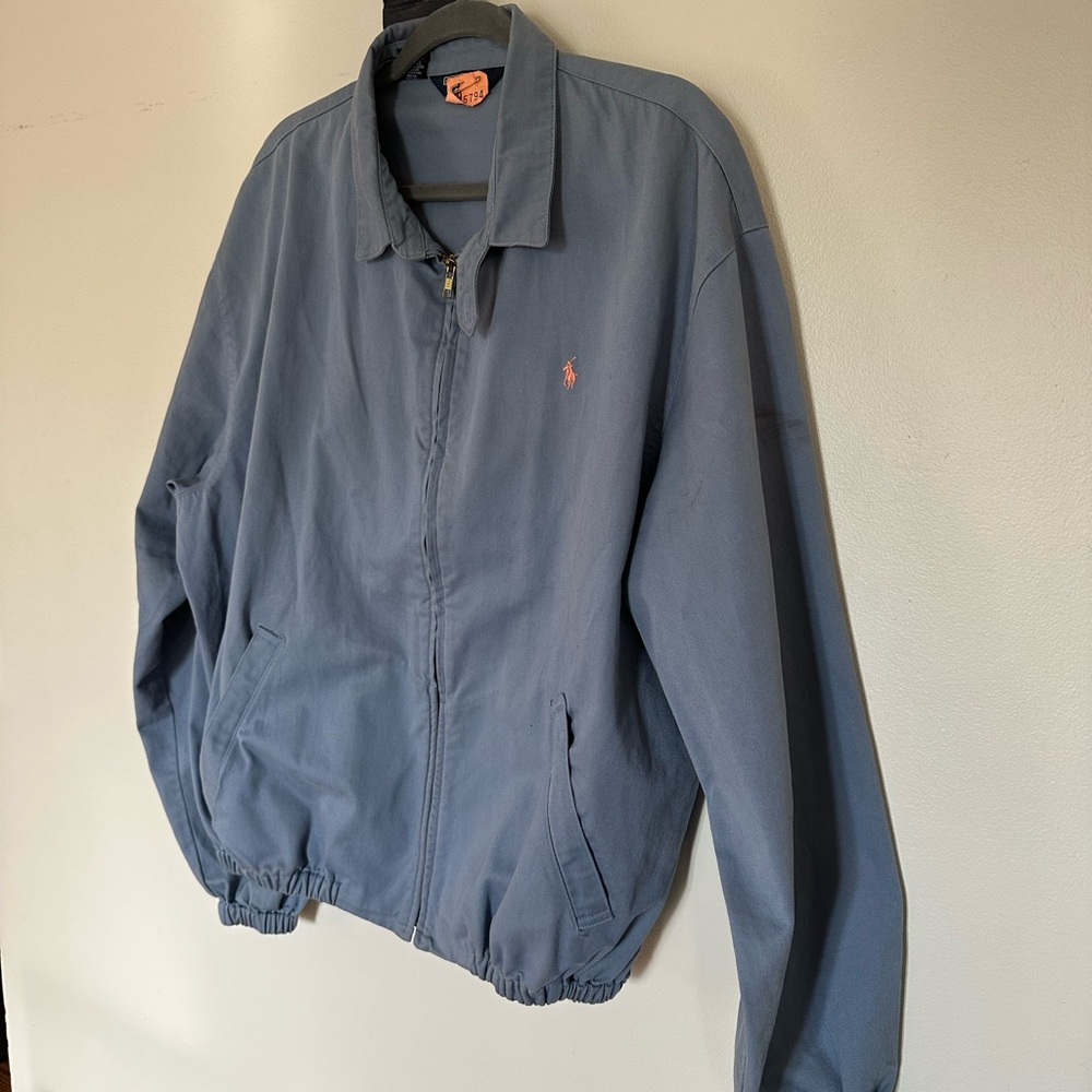 Vintage Made in USA Polo by Ralph Lauren Men's Blue Jacket